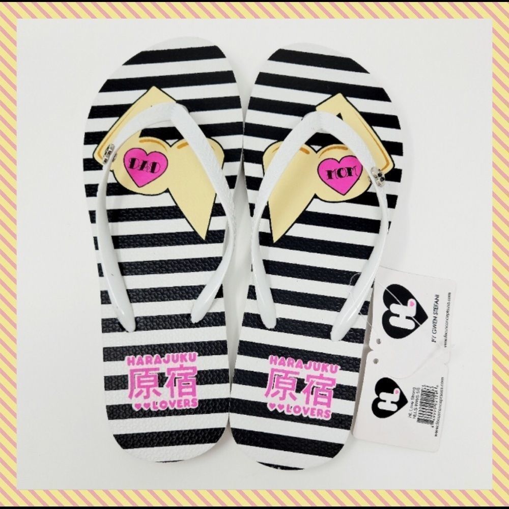 NWT, Harajuku Lovers, Sandals by Gwen Stefani- sizes 5/6 & 3/4 - Picture 2 of 3